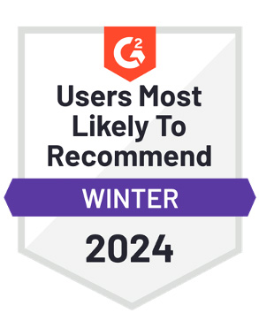 G2 Most Likely to Recommend 2024